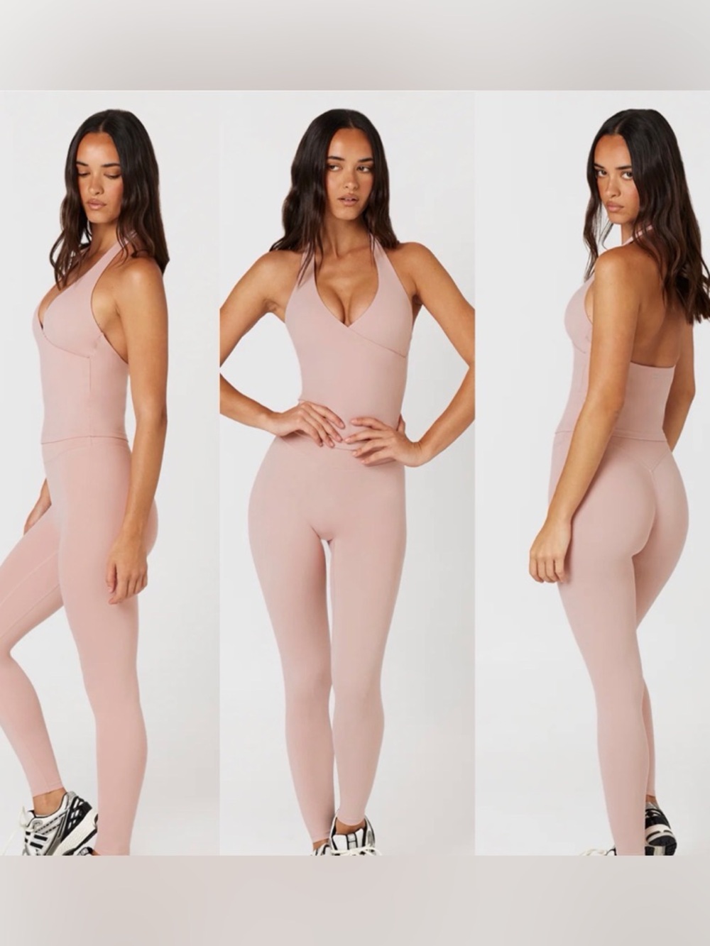 New Crop Shop Boutique CSB Dusty Pink Set: Form Athena Tank & Scrunch Leggings
